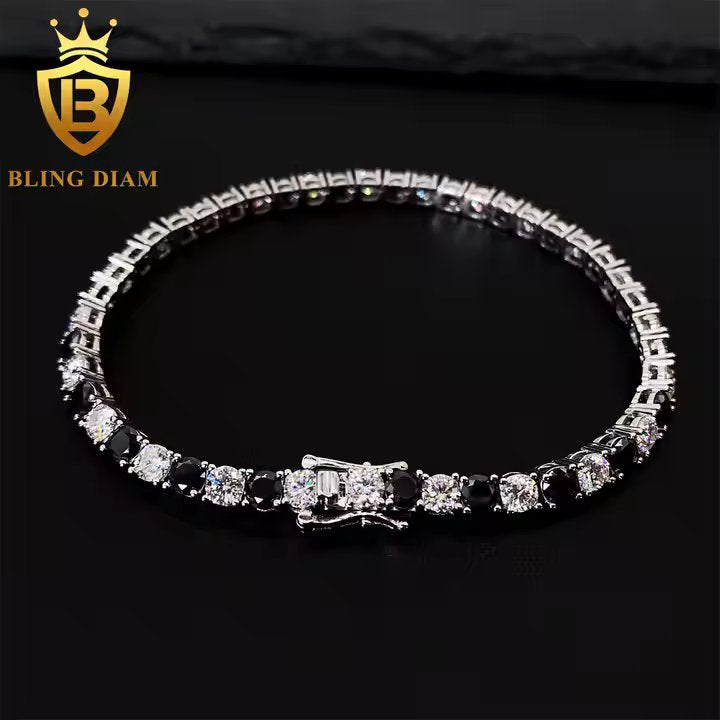 Two-tone Tennis Bracelet