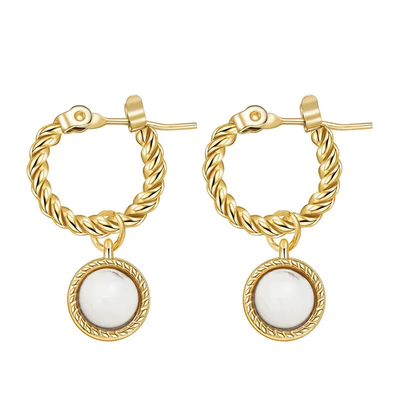 Geometric Drop Earrings