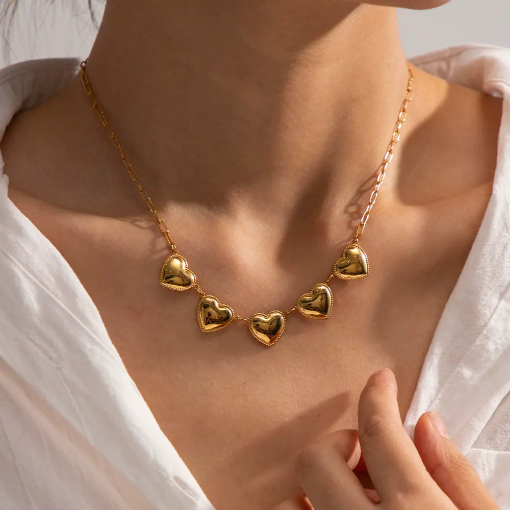 Golden Heart Necklace