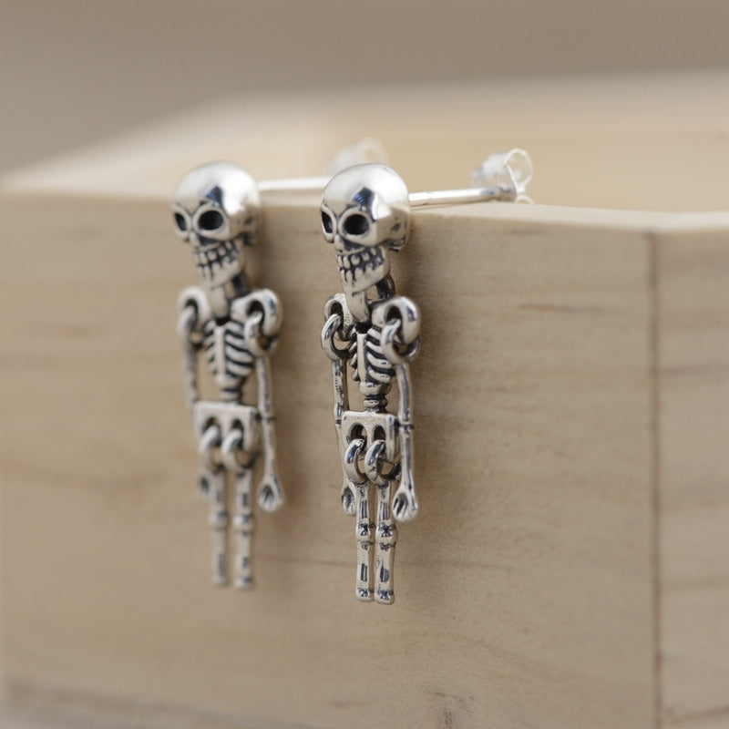 Skeleton Stud Earrings