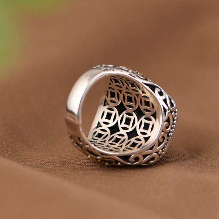 Gold Agate Ring