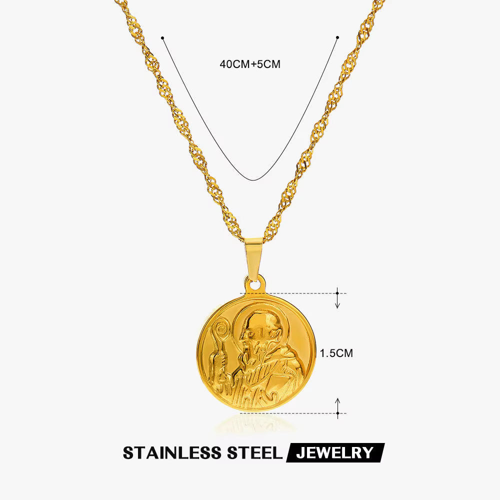 Golden Medallion Necklaces