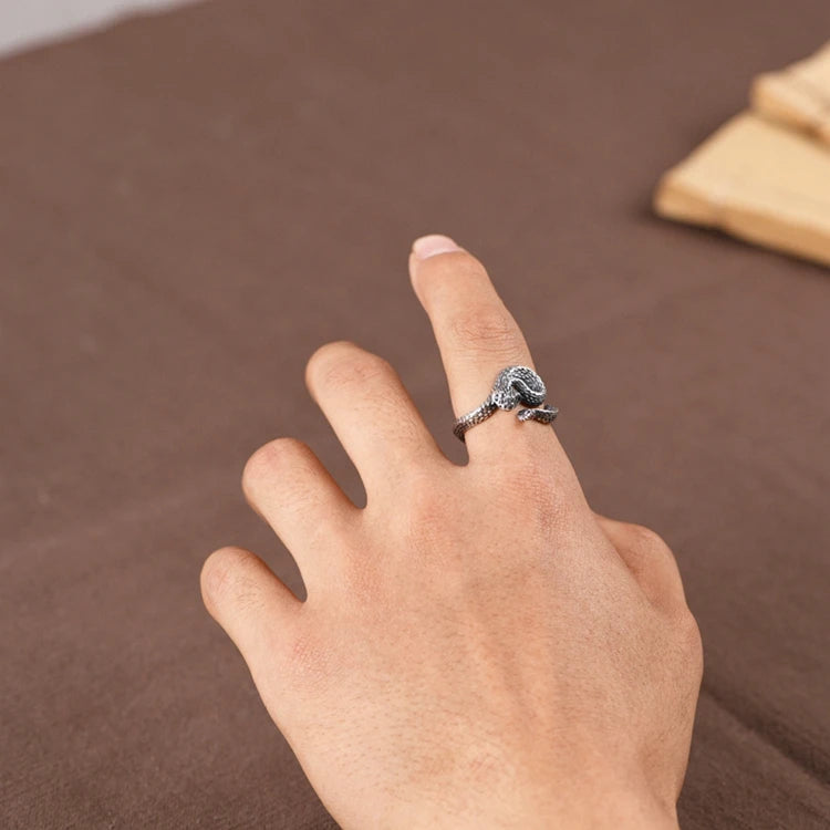 Silver Snake Ring