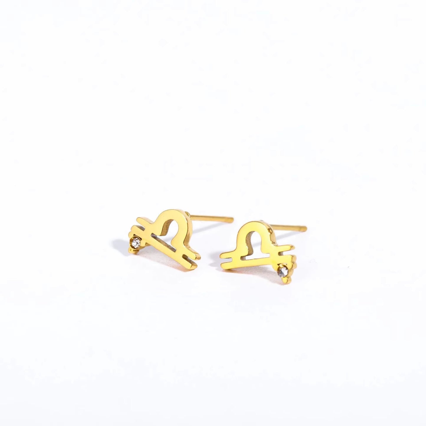 12 Constellations Geometric Stud Earrings