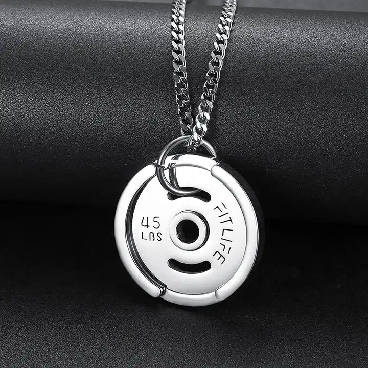 Strength Plate Necklace