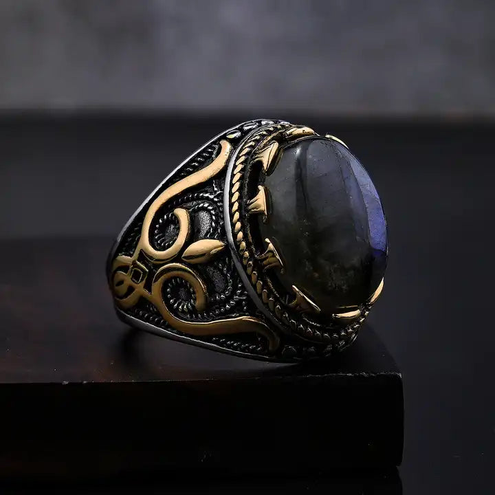 Moonstone Natural signet ring