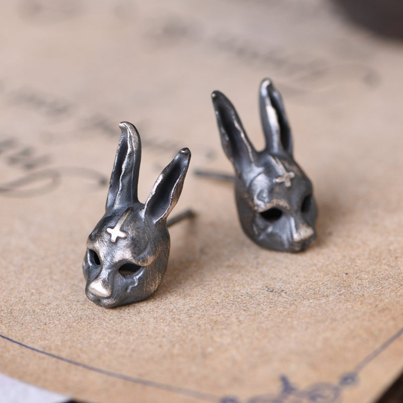 Gothic Rabbit Earrings