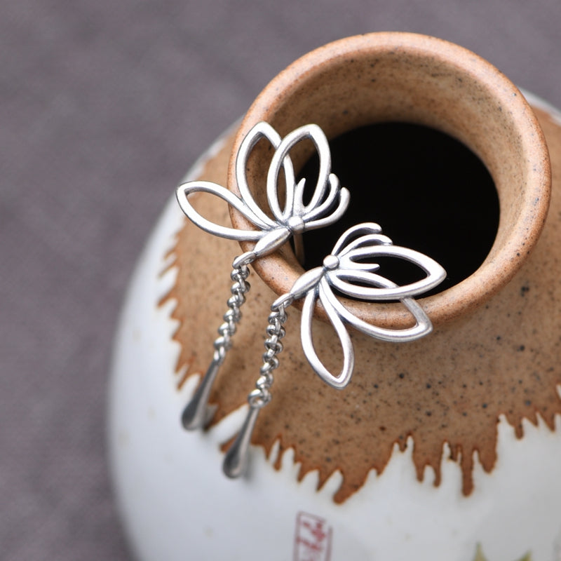 Butterfly Tassel Earrings
