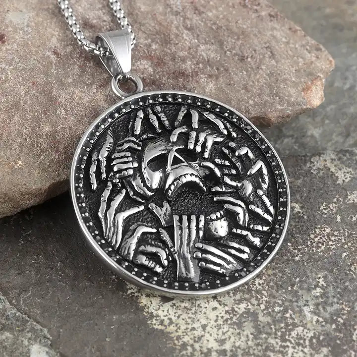Skull Medallion Pendant