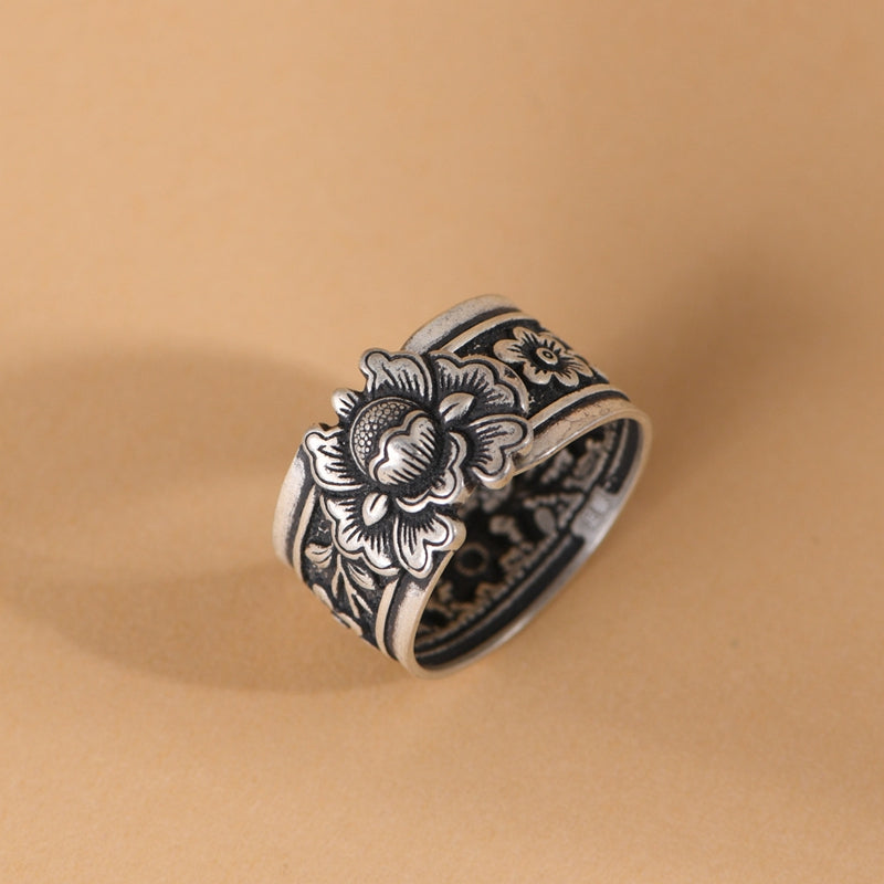 Peony Flower Ring