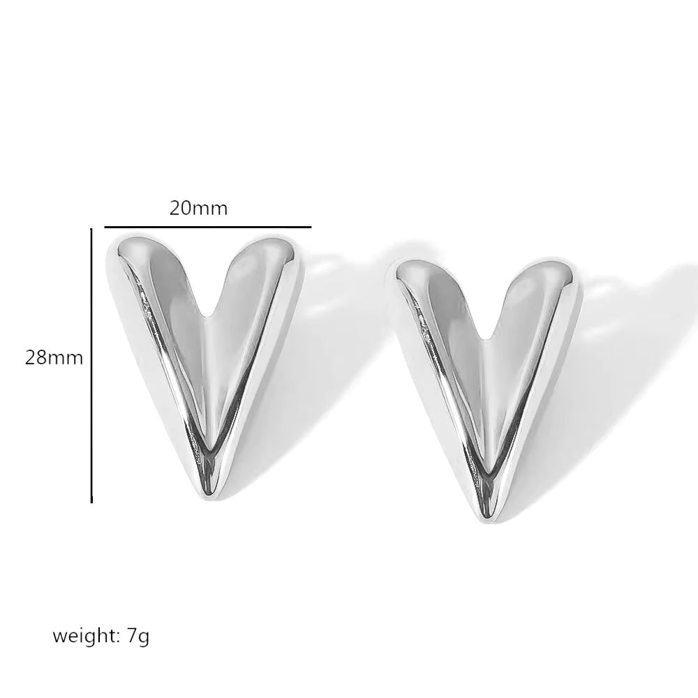 Geometric Stud Earrings