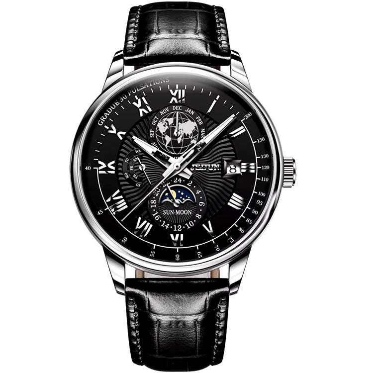 Globe Motif Watch