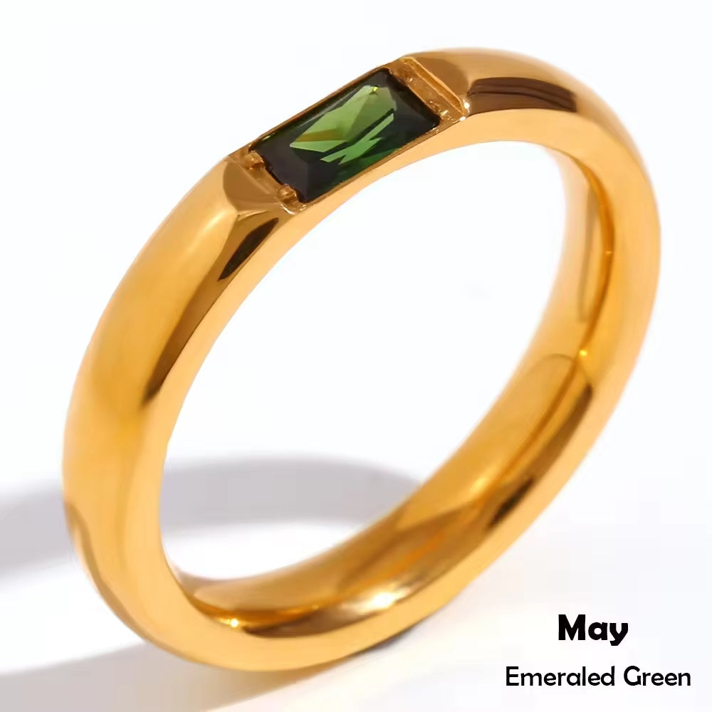 Zircon Birthstone Ring