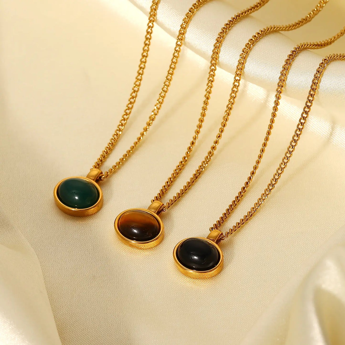 Golden Serenity Pendant