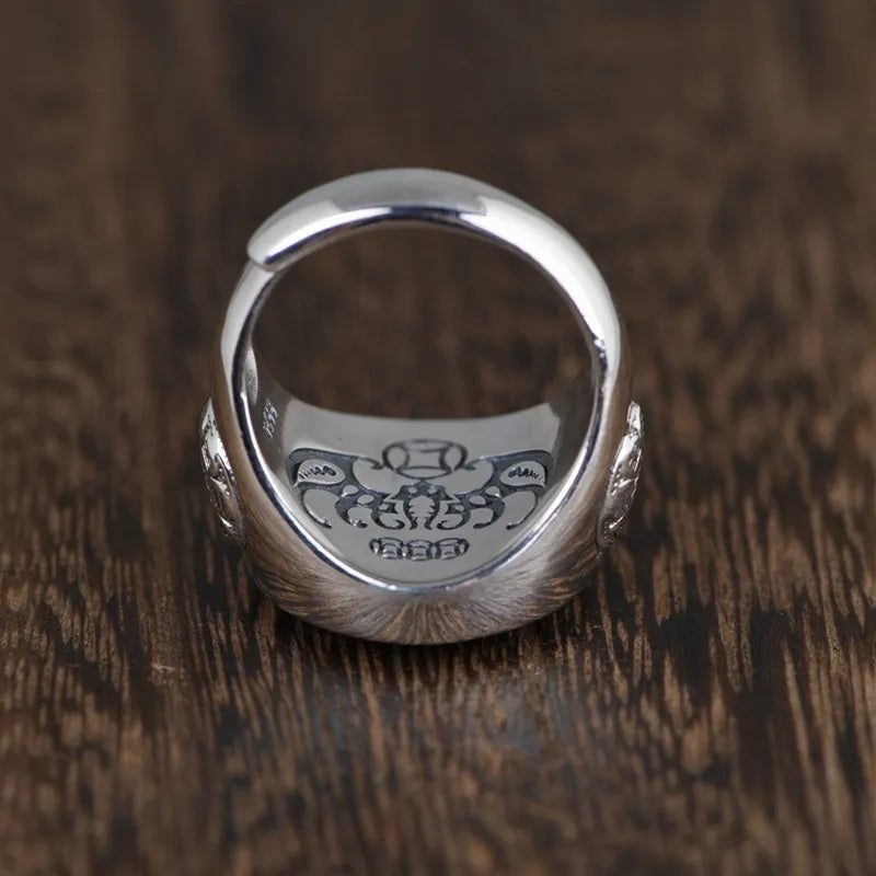Rotating Silver Ring
