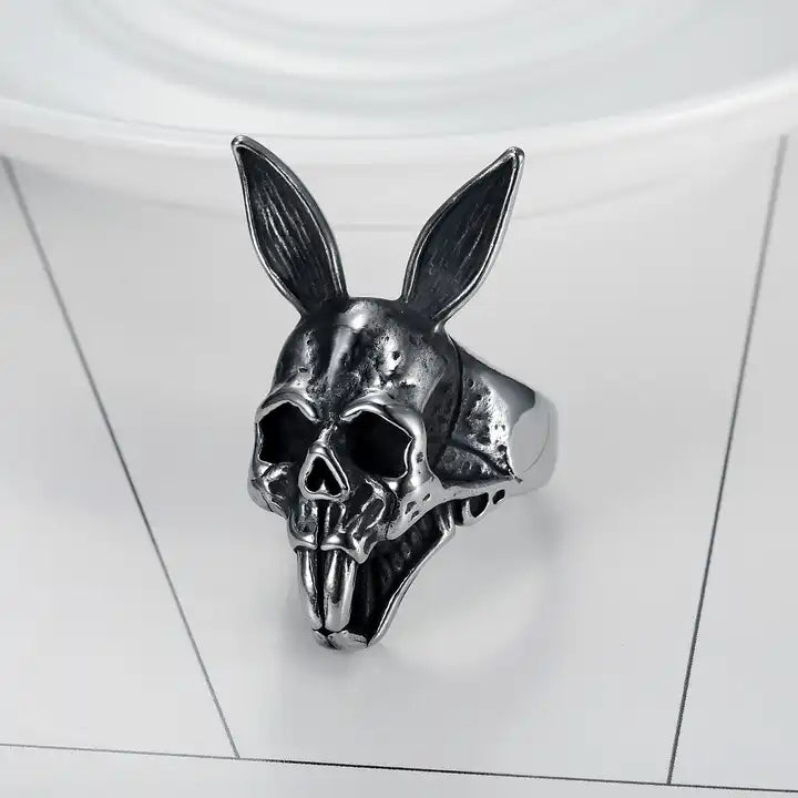 Silver Rabbit Ring