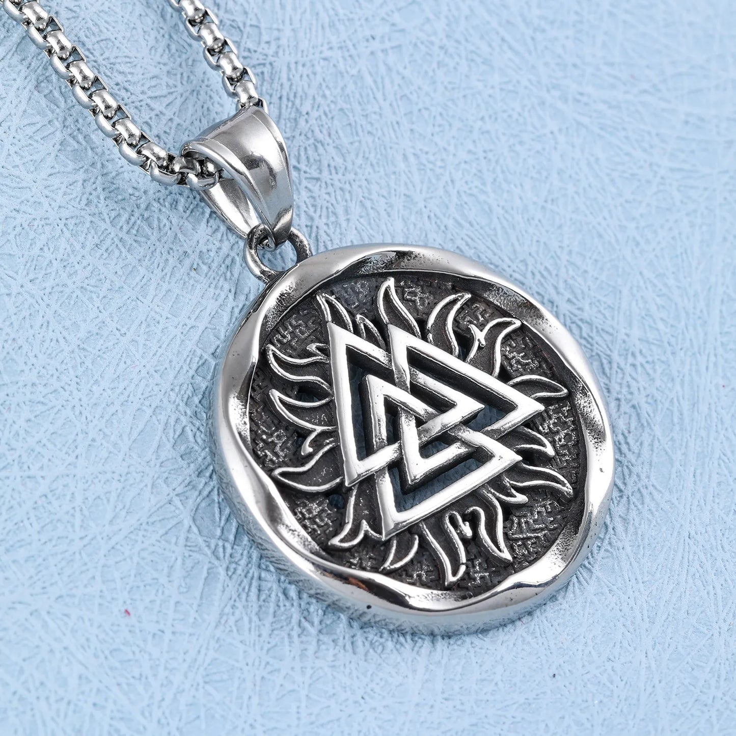 Valknut Sunburst Pendant