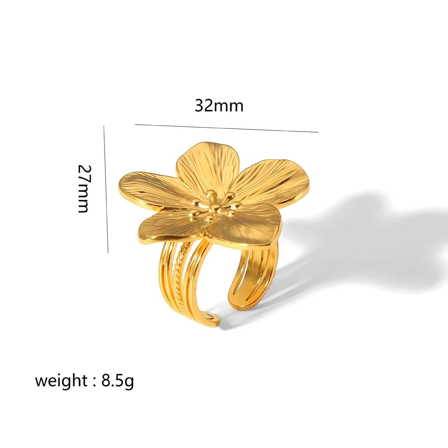 Elegant Butterfly Flower Stud Earrings