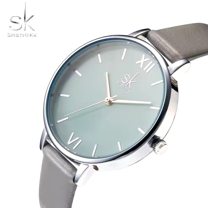 Grey and Light Blue Watch