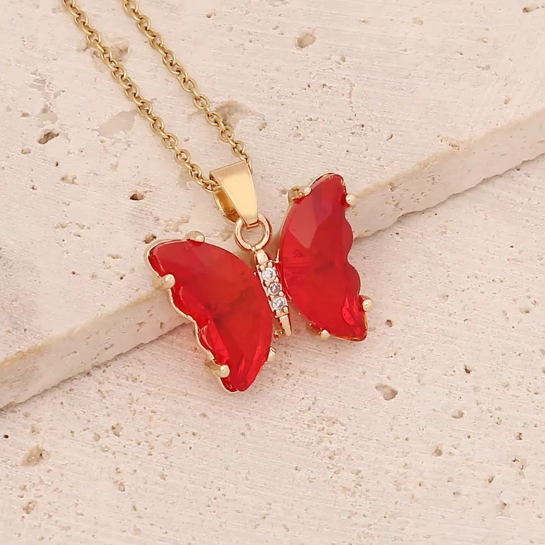 Butterfly Pendant Necklace