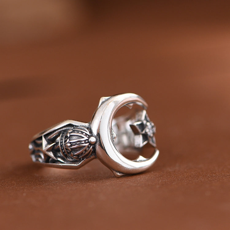 Star Crescent Ring