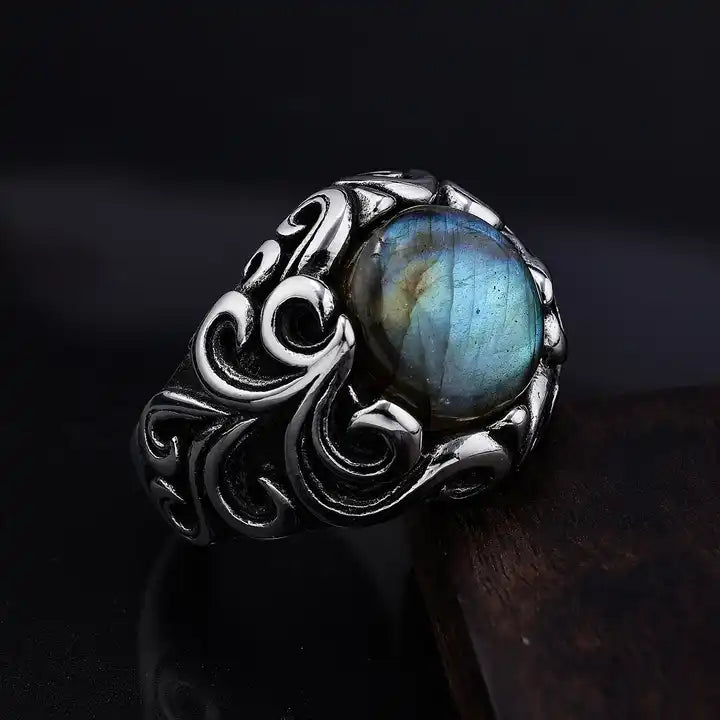 Mystic Labradorite Ring