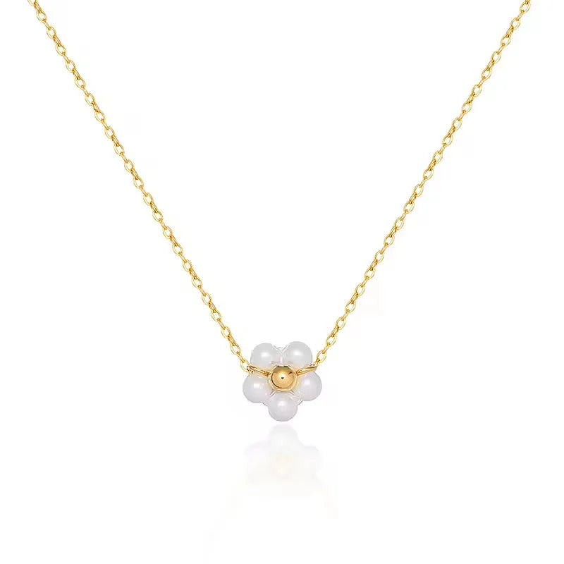 Pearl Flower Necklace