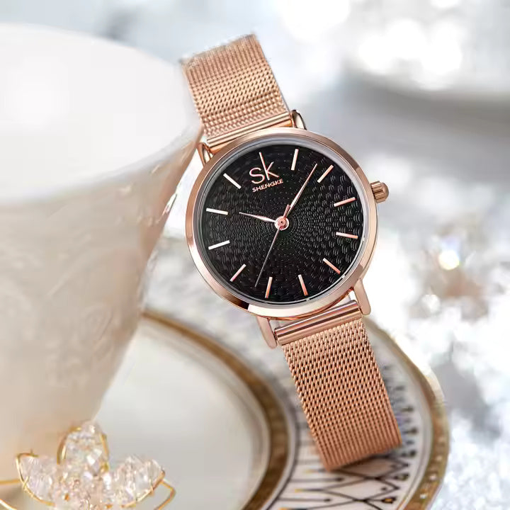 Stylish Rose Gold Watch