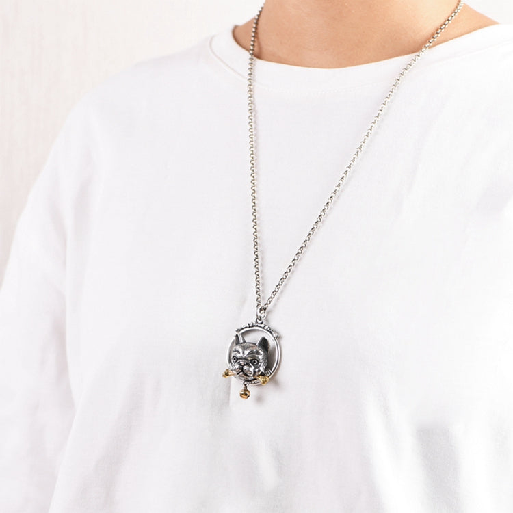 Dog Fighting Bone Necklace