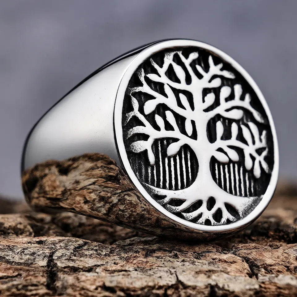 Tree Of Life Signet Ring