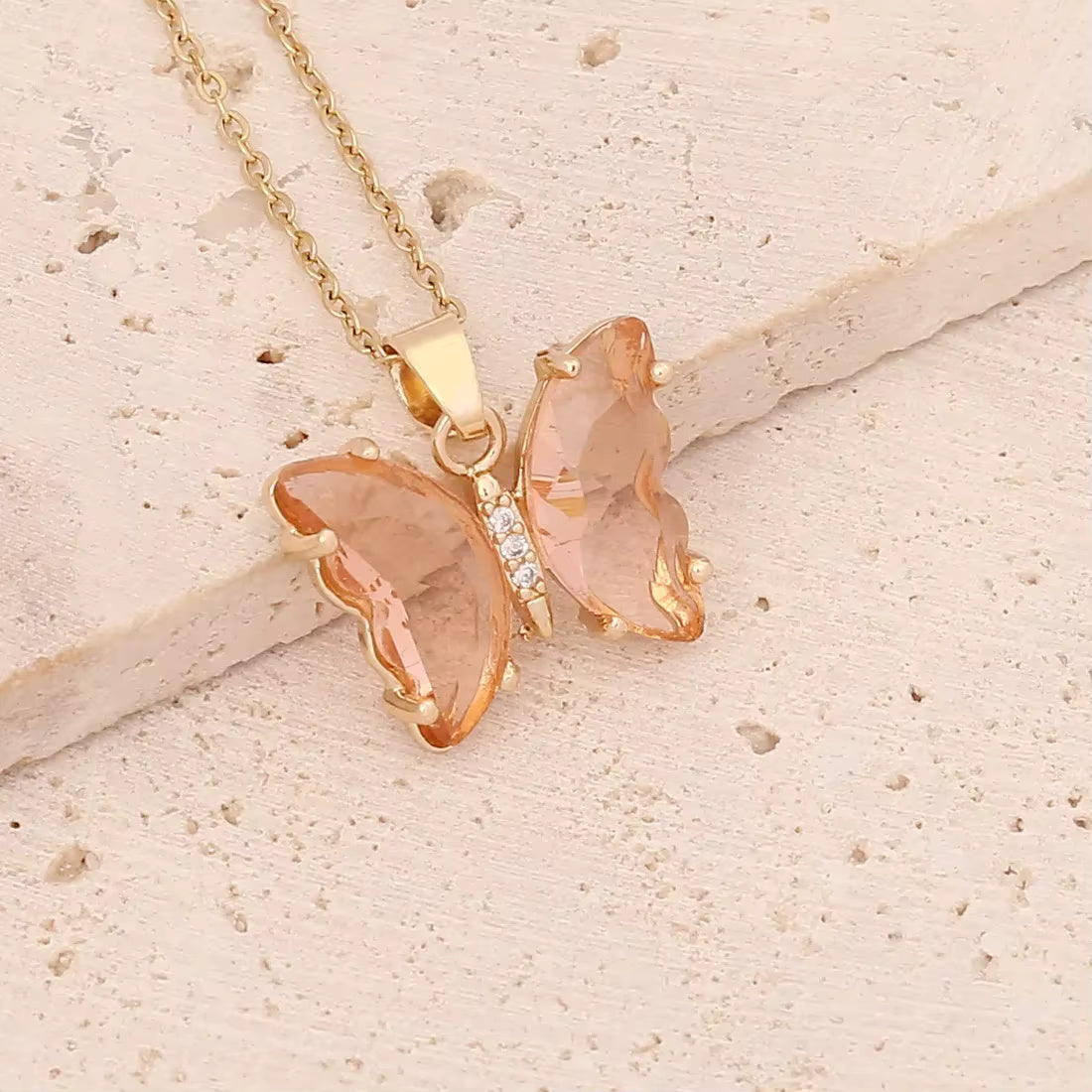 Butterfly Pendant Necklace