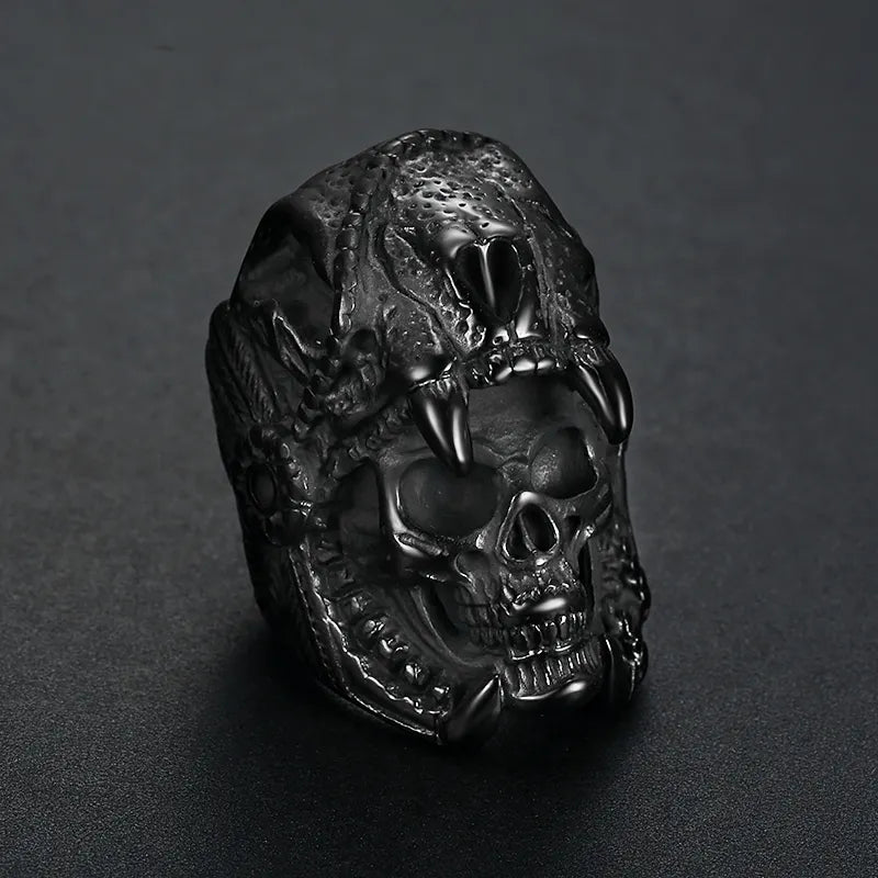 Title: Fierce Skull Ring
