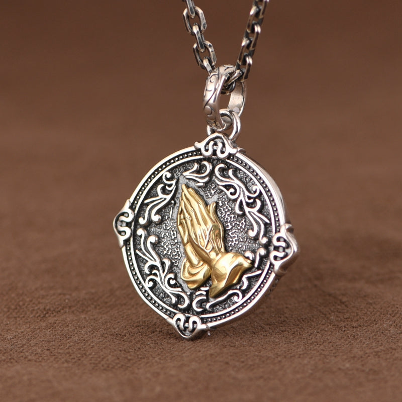 Prayer Hands Necklace