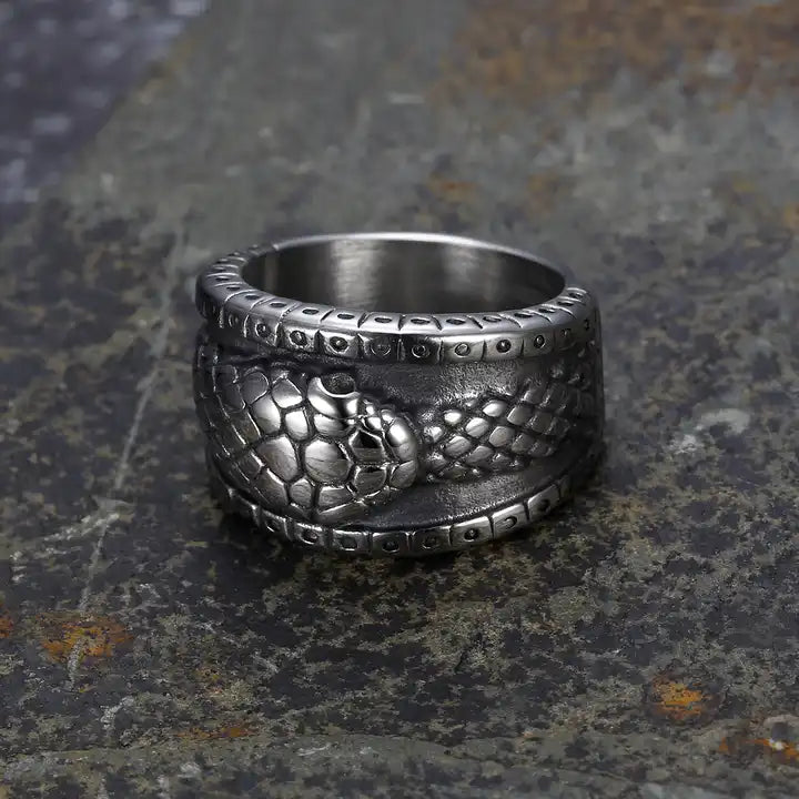 Ouroboros Snake Ring