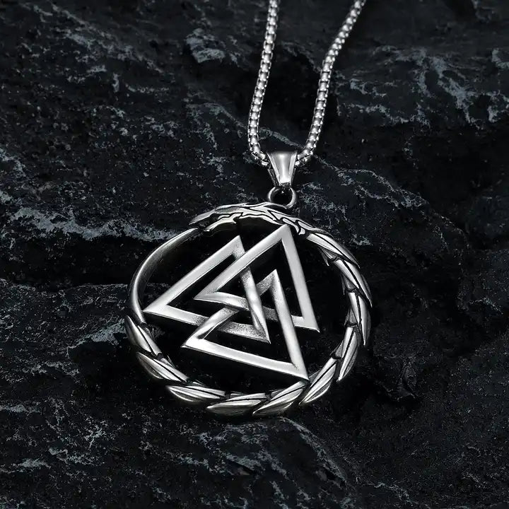 Valknut Jormungand Pendant