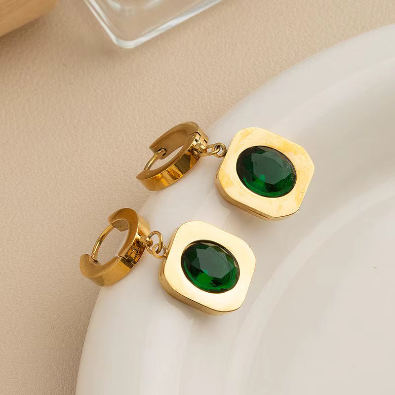 Geometric Dangle Earrings