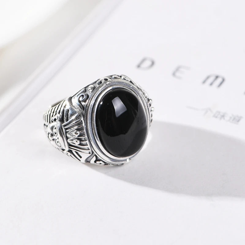 Pharaonic Agate Ring