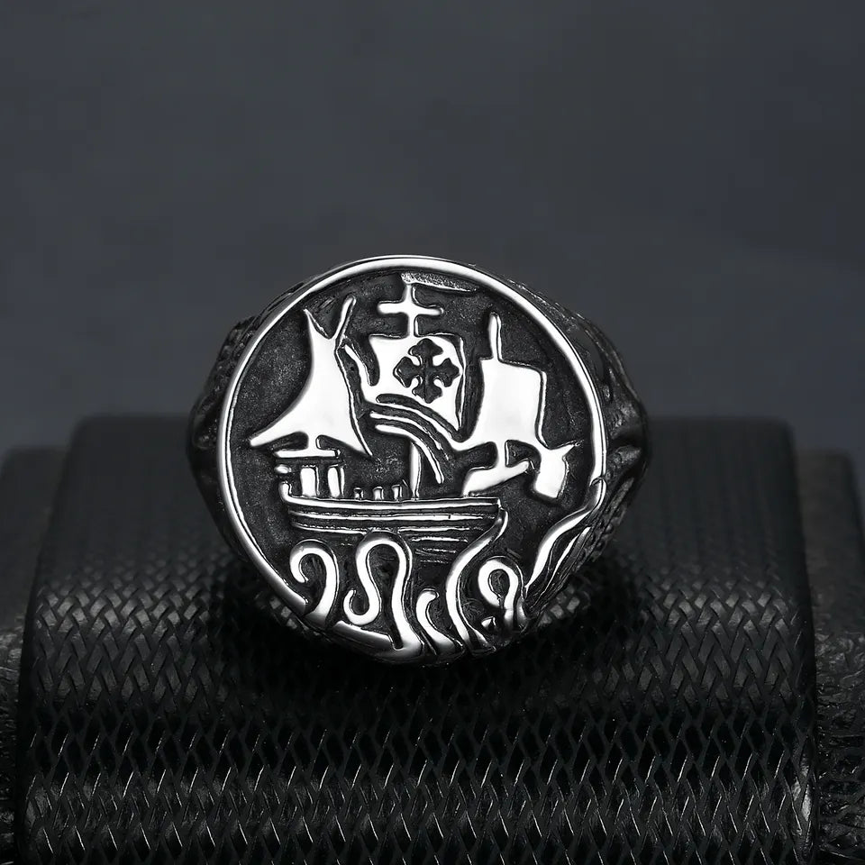 Nautical Octopus Ring