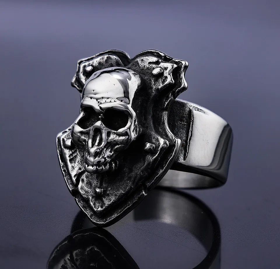 Skull Shield Ring