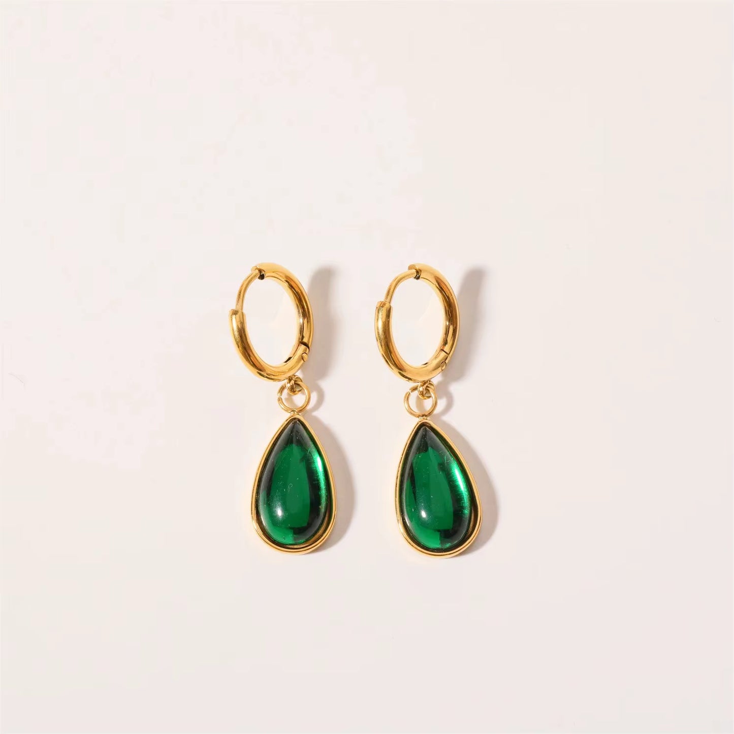 Zircon Drop Earrings