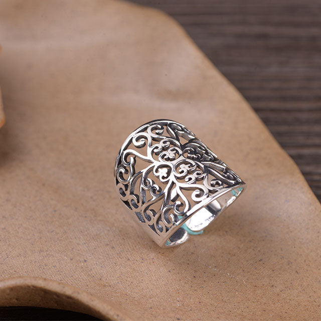 Hollow Pattern ring