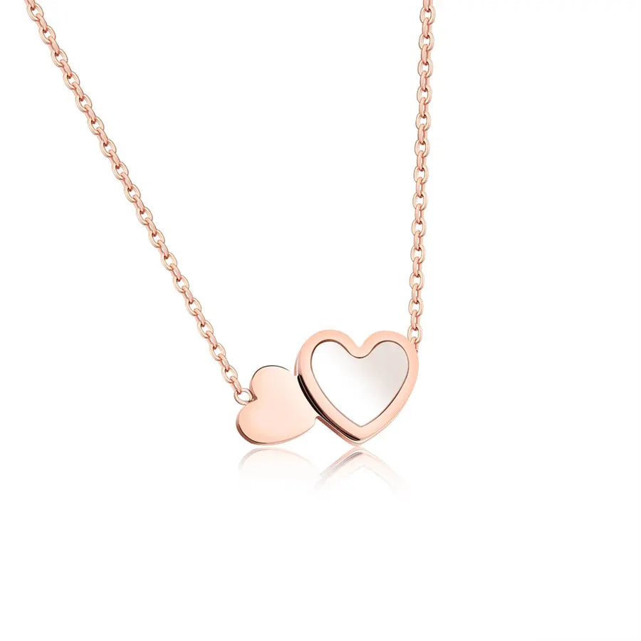 Twin Hearts Necklace