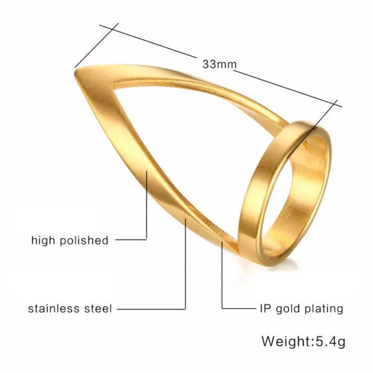 Gold Petal Ring