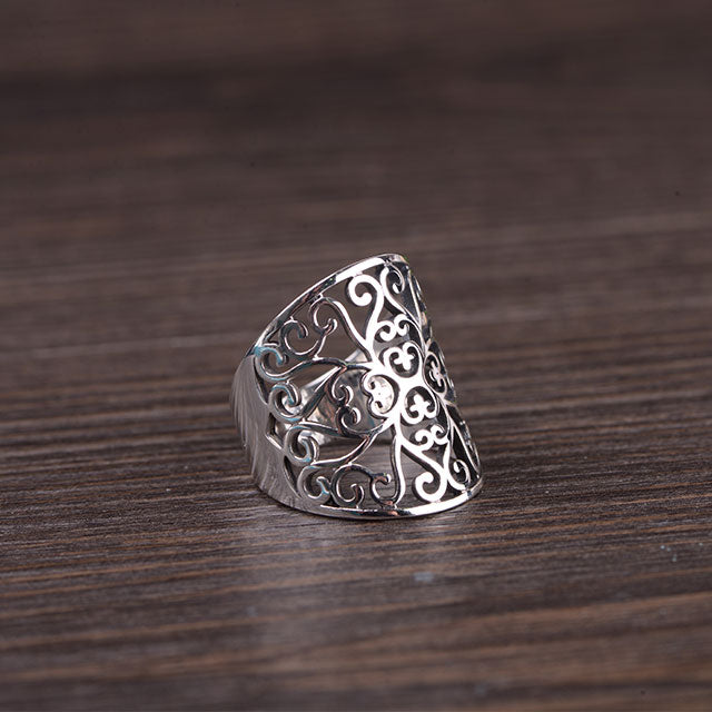 Hollow Pattern ring
