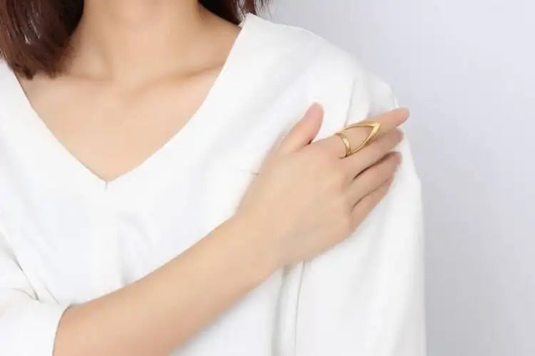 Gold Petal Ring