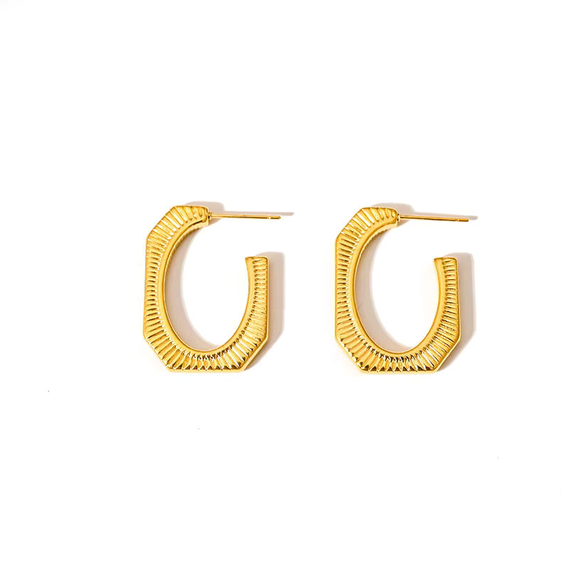 Gold Hoop Earrings