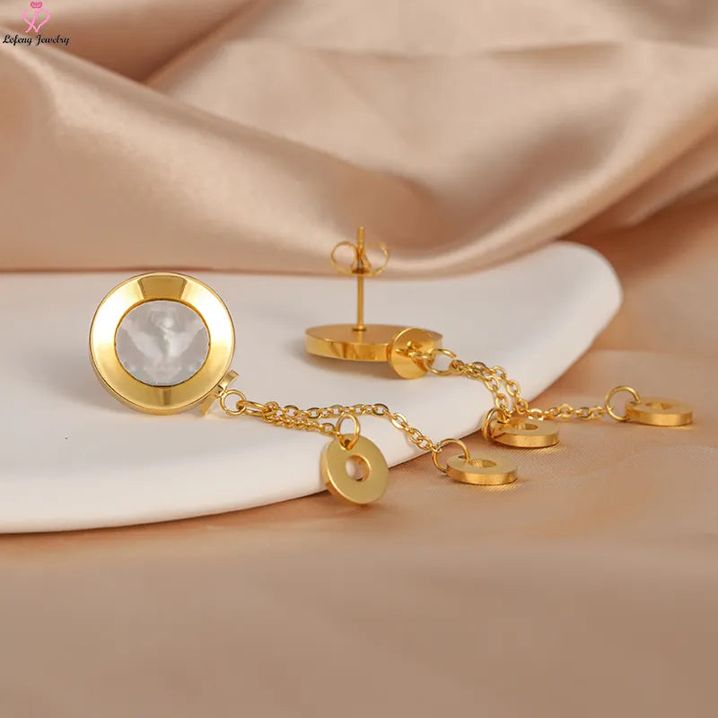 Zircon Charm Earrings