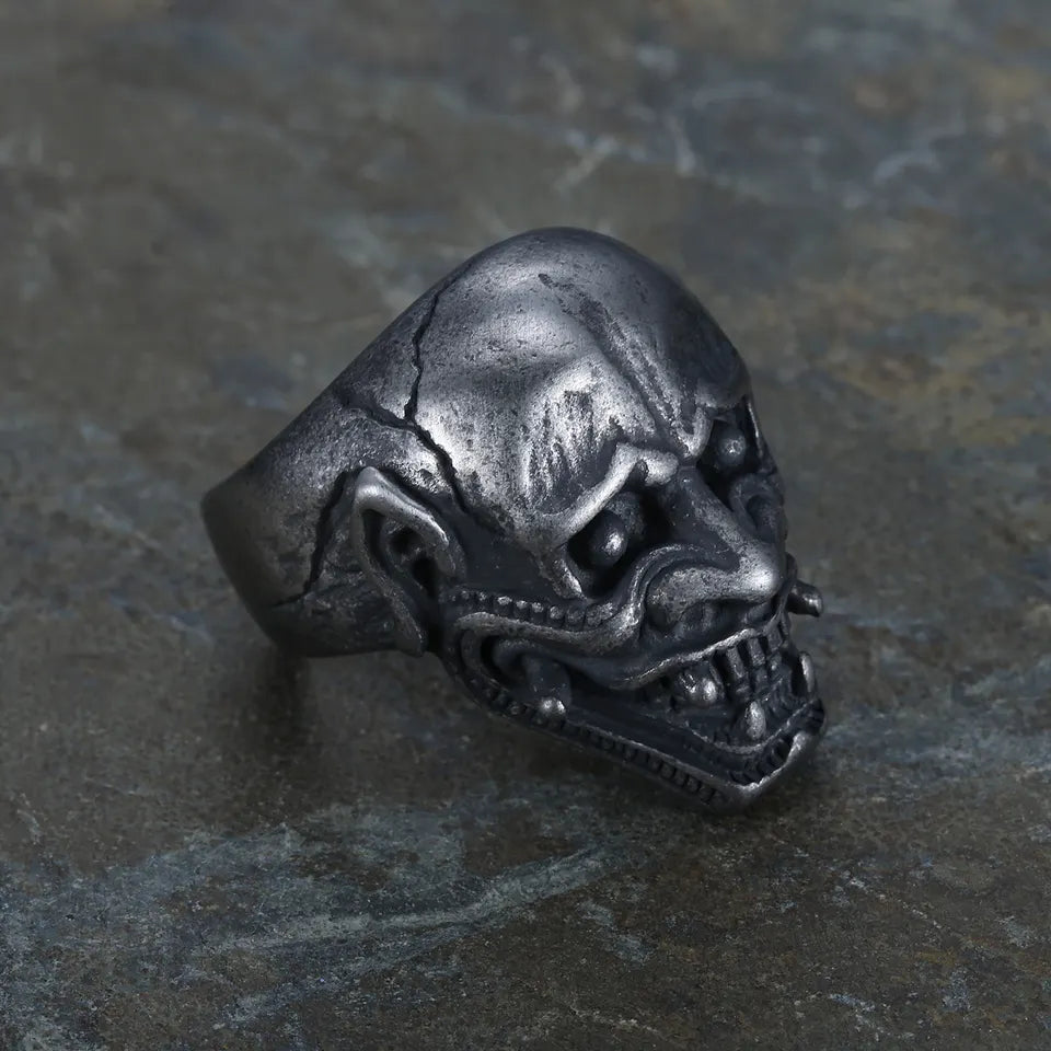 Silver Demon Ring
