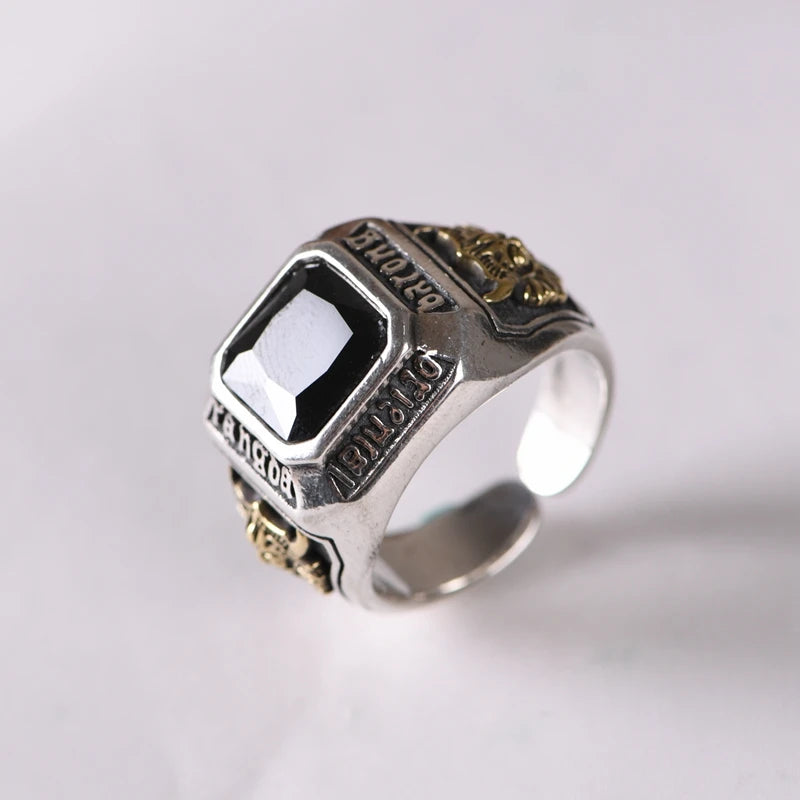 Retro Zircon Ring