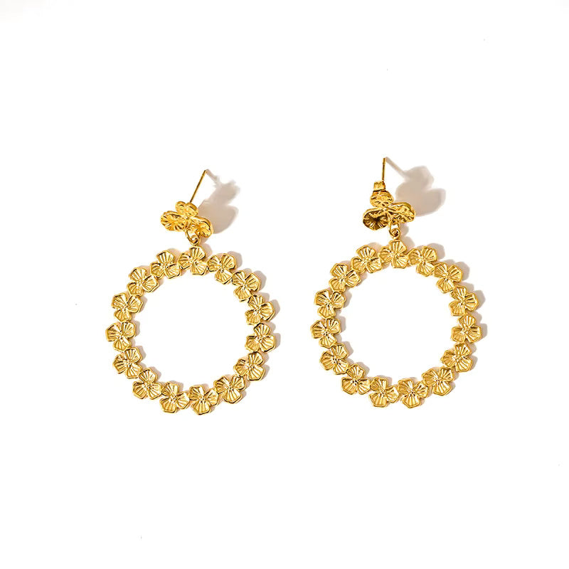 Gold Hoop Earrings